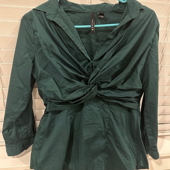 MNG by Mango Knot Front Blouse - Picture 2 of 7